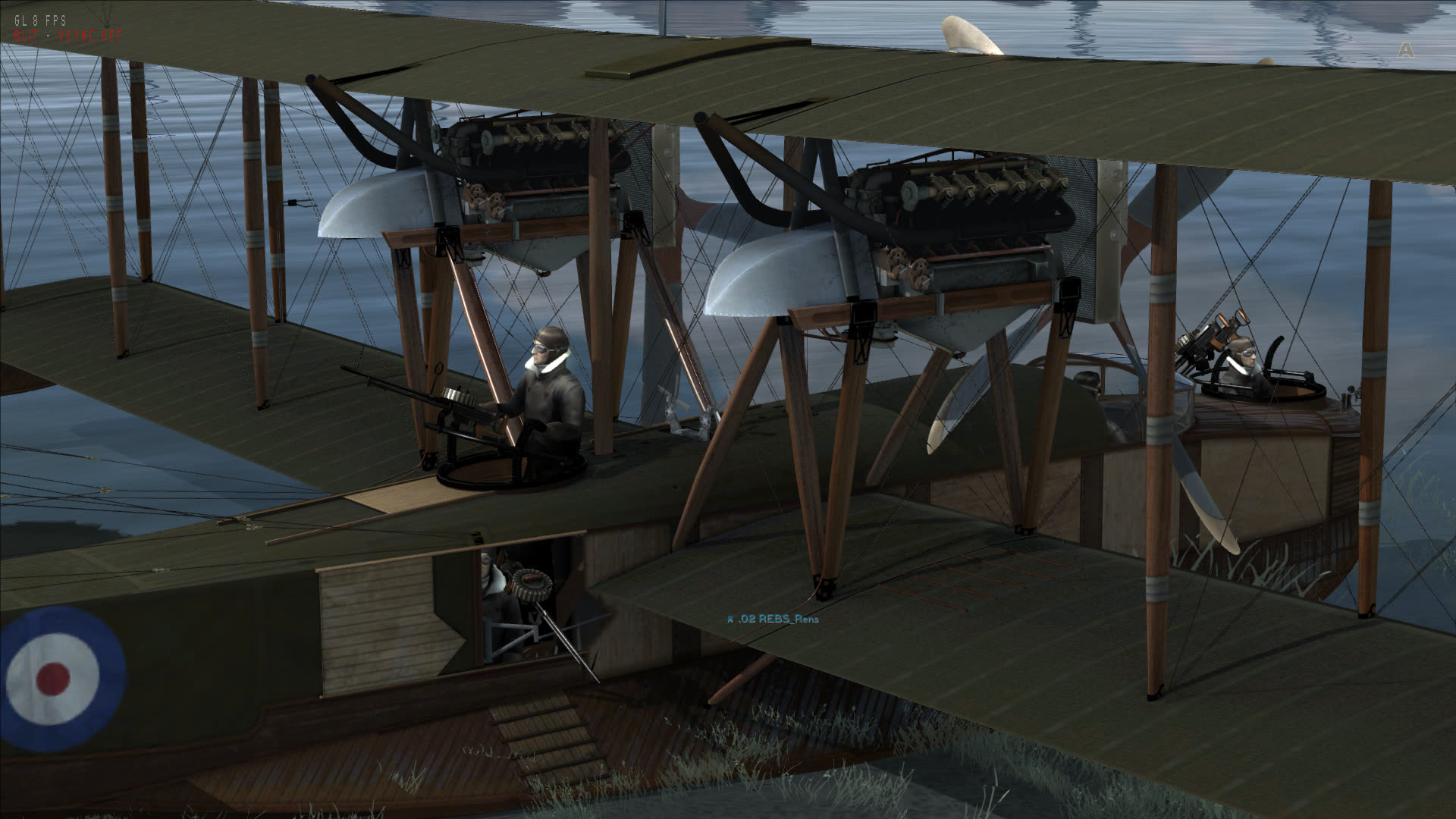 Gotha GV bomber close up,
                  WW1